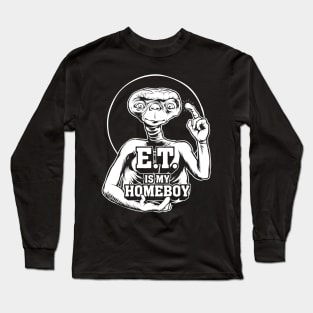 E.T. is my Homeboy - Dark Colors Long Sleeve T-Shirt